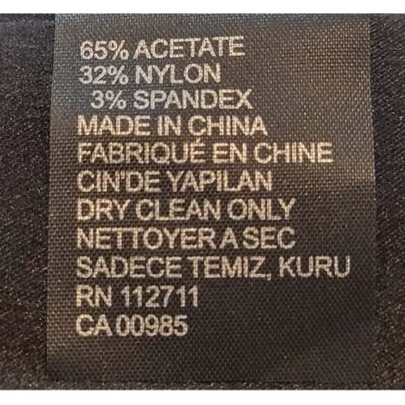 Jay Godfrey Sheath Dress 6 Faux Stretch Silk Sheath Green Black NEW $300 - Picture 9 of 9